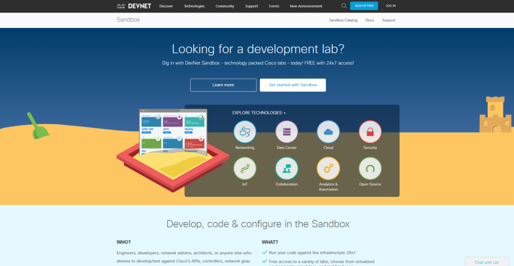 DevNet Sandbox Labs