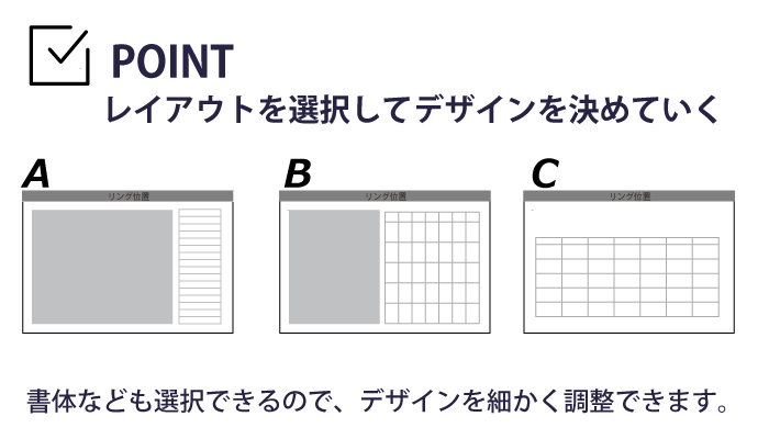 レイアウト